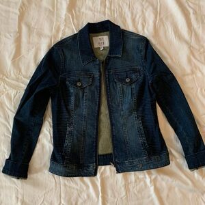 Guess Stretch Denim Zip Up Jacket